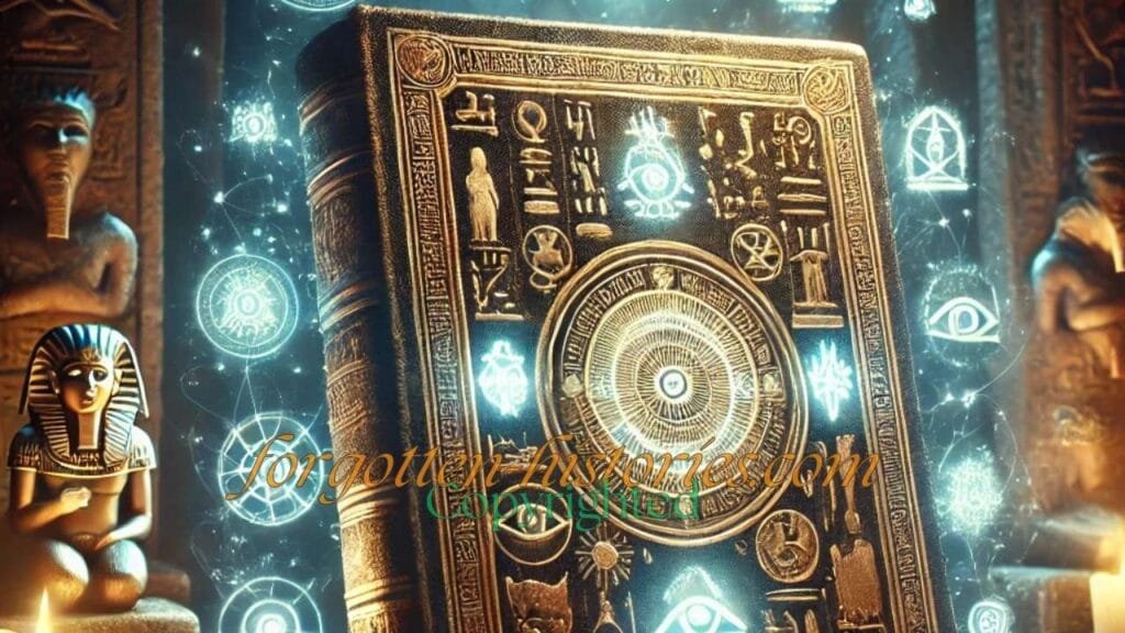 Book of Thoth, designed to reflect its ancient mystical and forbidden nature